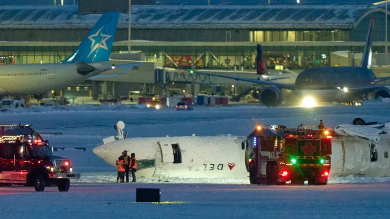 As of now, a Delta flight crashes on landing in Toronto